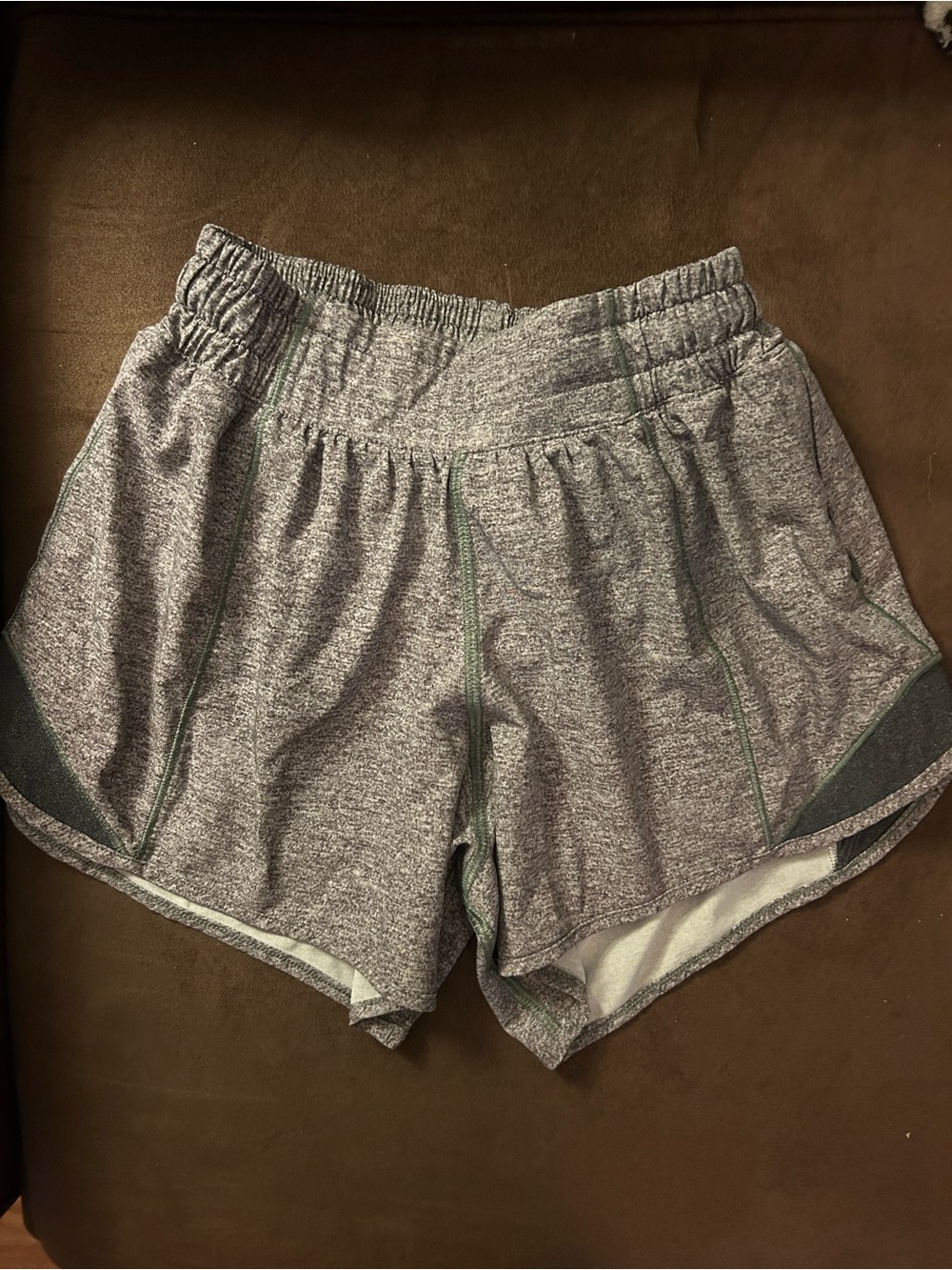 lululemon athletica Heather Gray Athletic Shorts